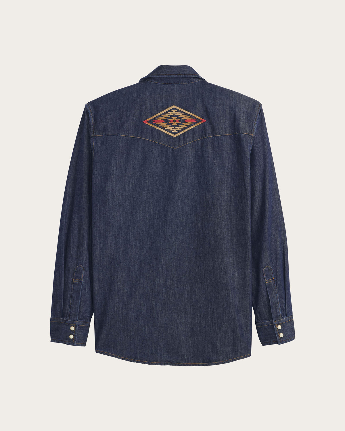 Pendleton Men's Gambler Denim Shirt in Dark Denim/Tumalo – view 2