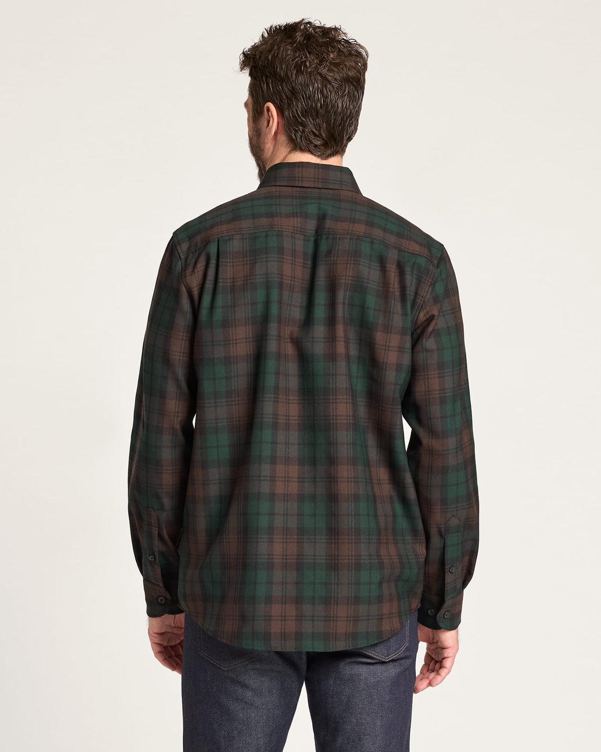 Pendleton Men's Sir Pendleton Shirt in Brown Watch Tartan – view 3