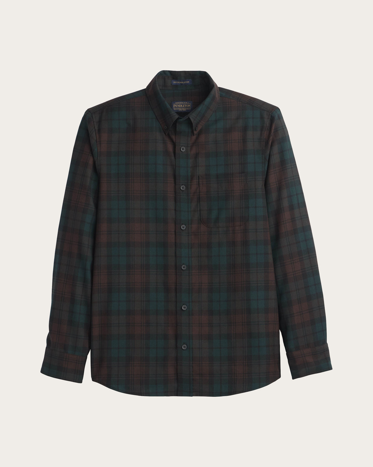 Pendleton Men's Sir Pendleton Shirt in Brown Watch Tartan