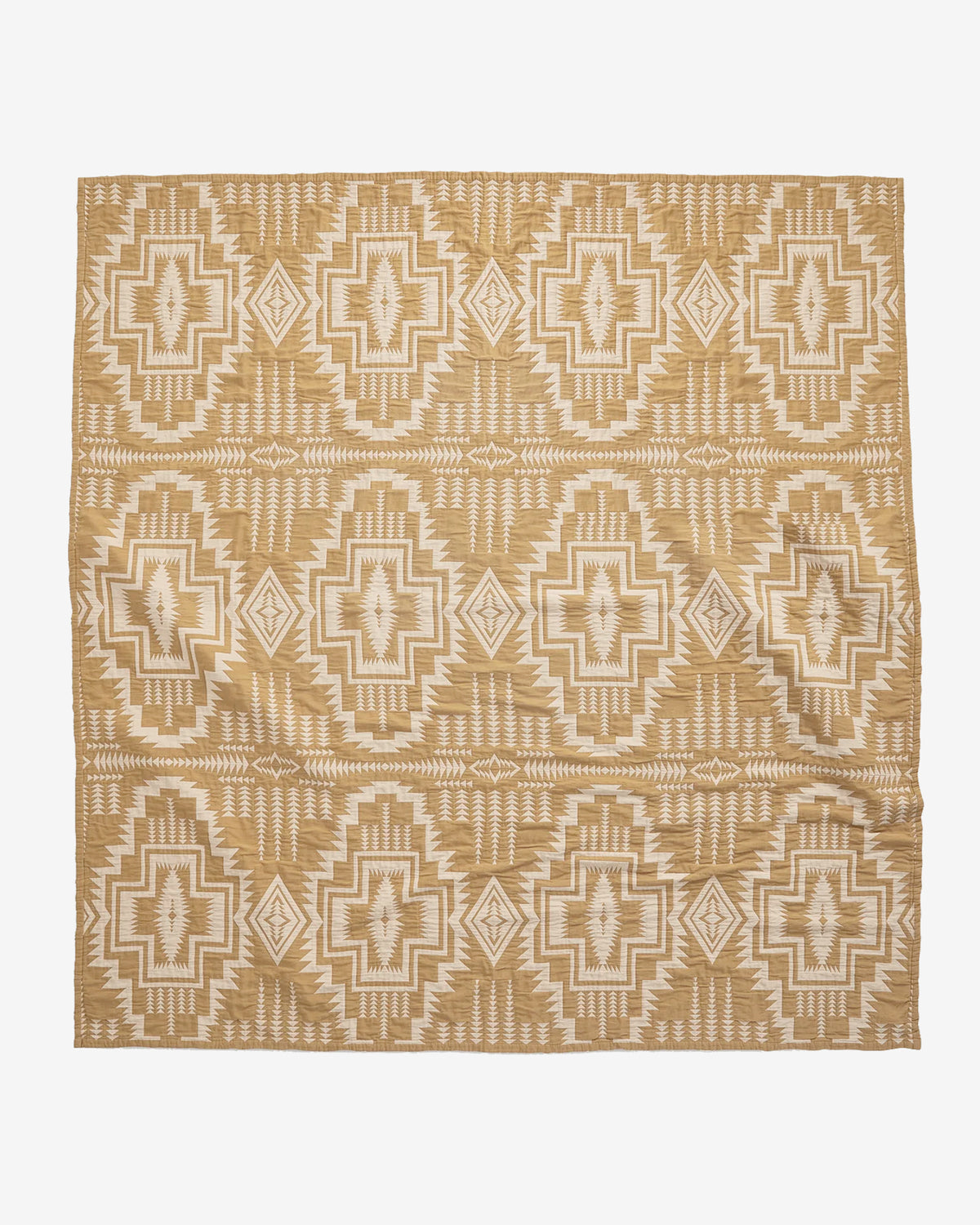 Pendleton Organic Cotton Matelasse in Harding Star Ochre