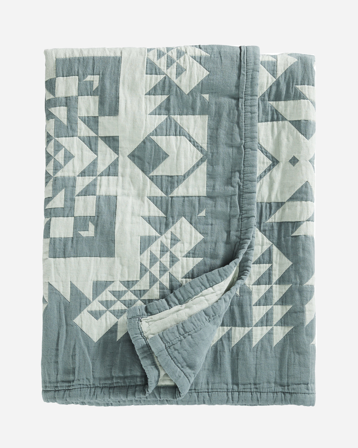 Pendleton Organic Cotton Matelasse in Opal Springs Balsam – view 2