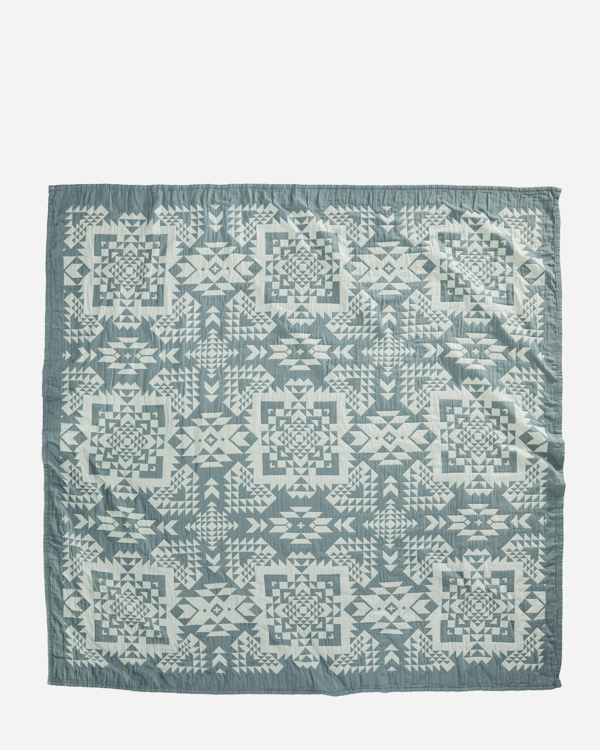 Pendleton Organic Cotton Matelasse in Opal Springs Balsam