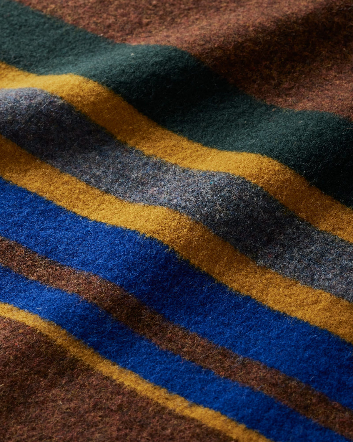 Pendleton Yakima Camp Wool Blanket Yakima Camp Stripe-Tobacco – view 4