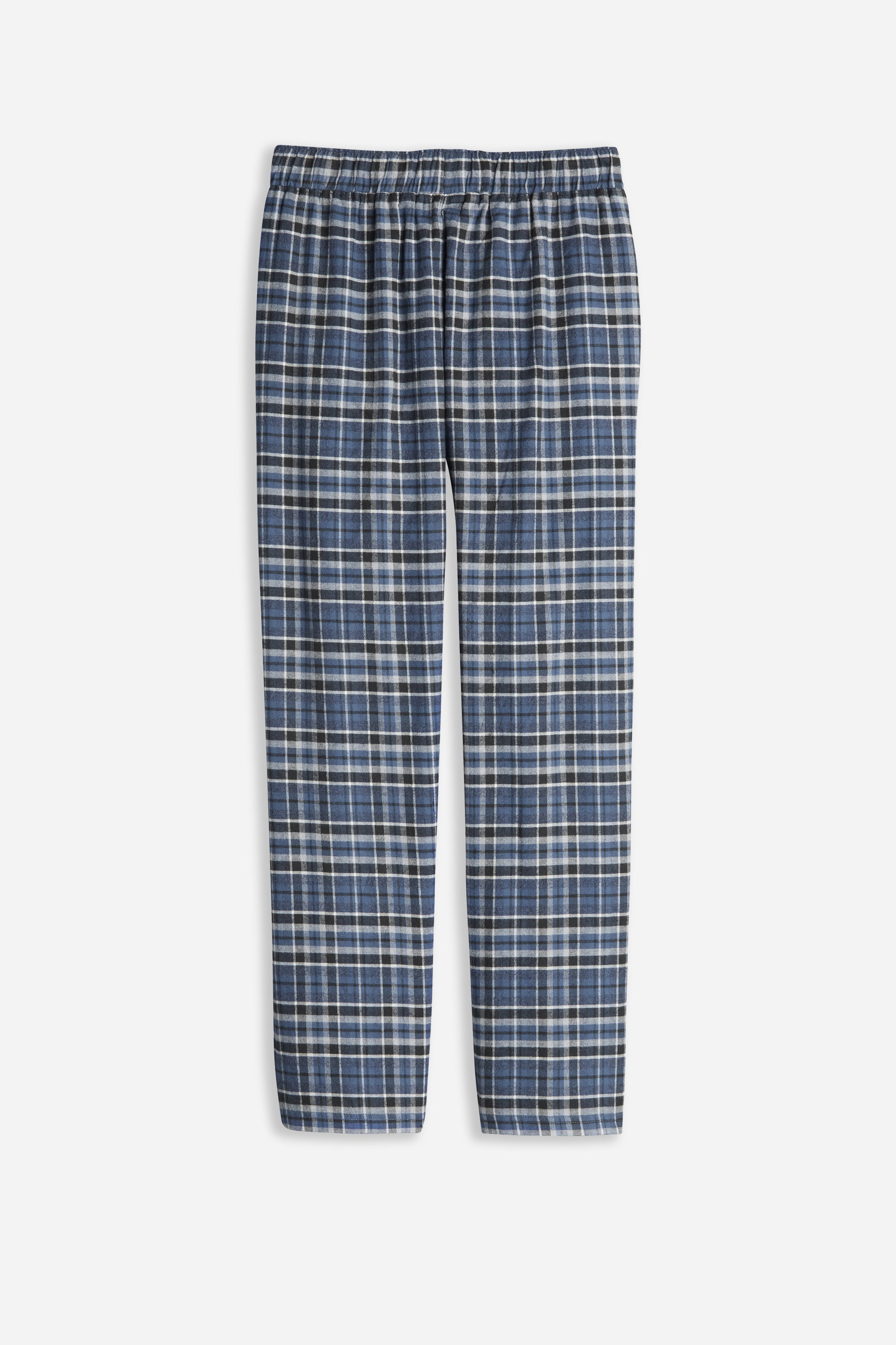 Pj Set Grey/Azure Plaid