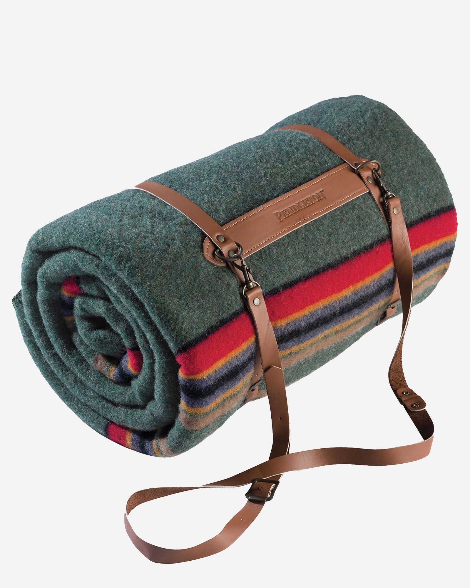 Yakima Camp Blanket With Carrier Green Heather