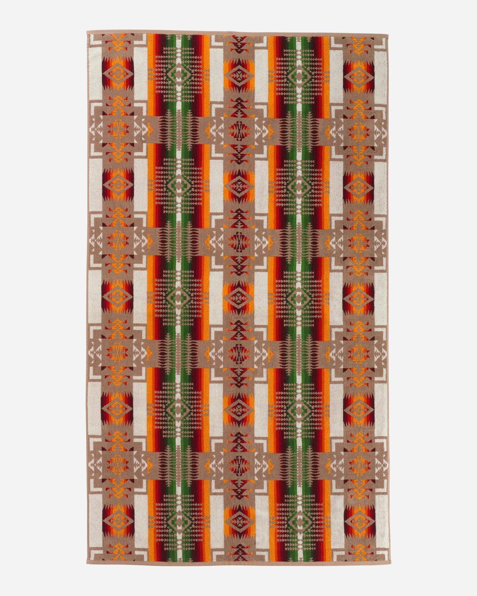 Beach Towel Chief Joseph Khaki