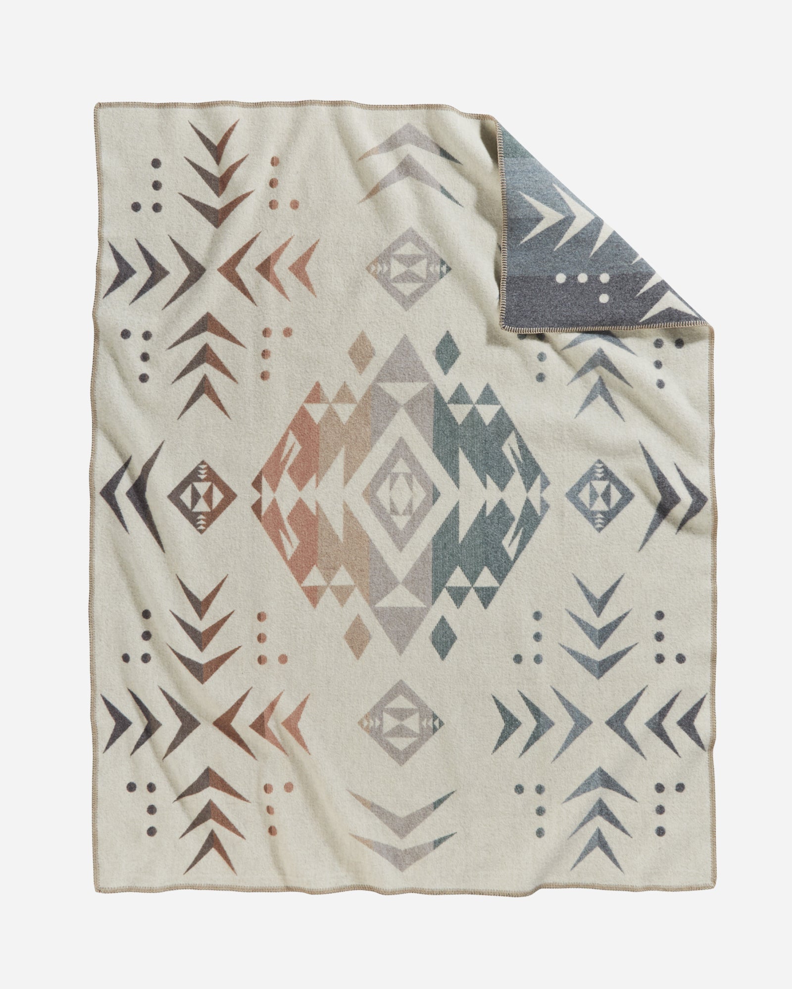 Contemporary Napped Throw Agate Beach