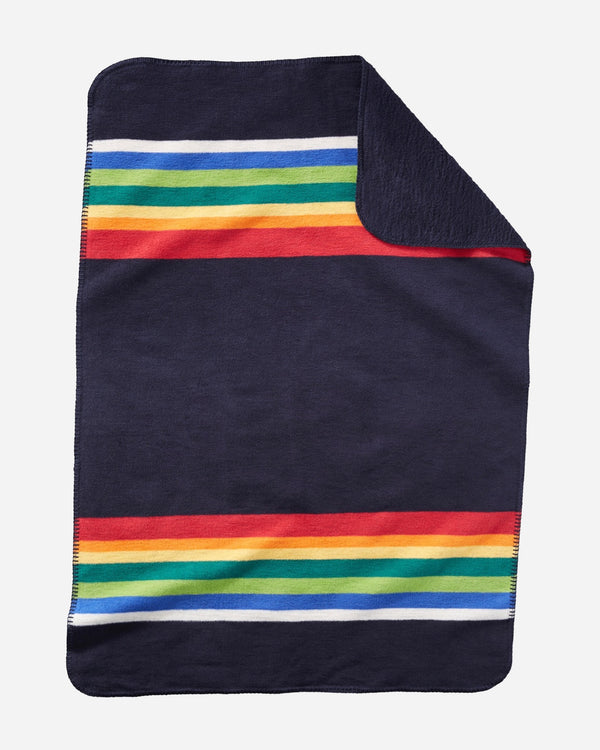 Crater Lake Navy Organic Cotton Baby Blanket
