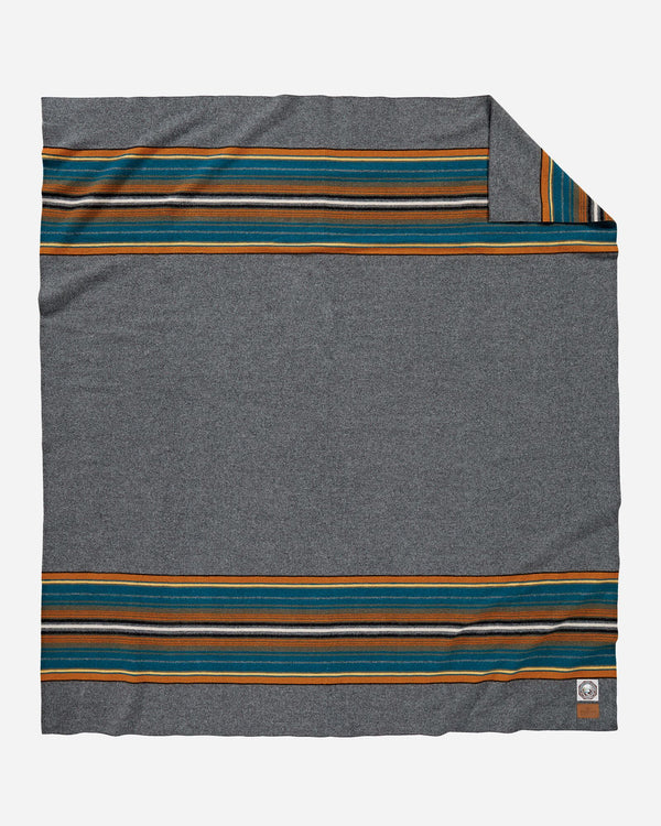 National Park Bed Blanket Olympic Grey