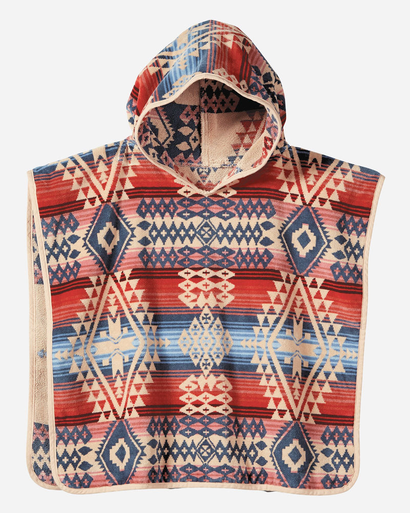 Kids Jacquard Hooded Towel Canyonlands Desert Sky