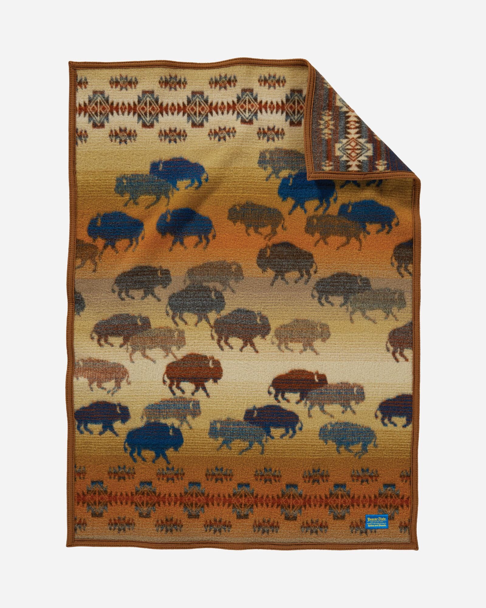 Jacquard Crib Blanket Prairie Rush Hour Rustic