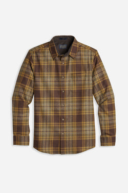 Lodge Shirt Brown/Copper/Olive Plaid