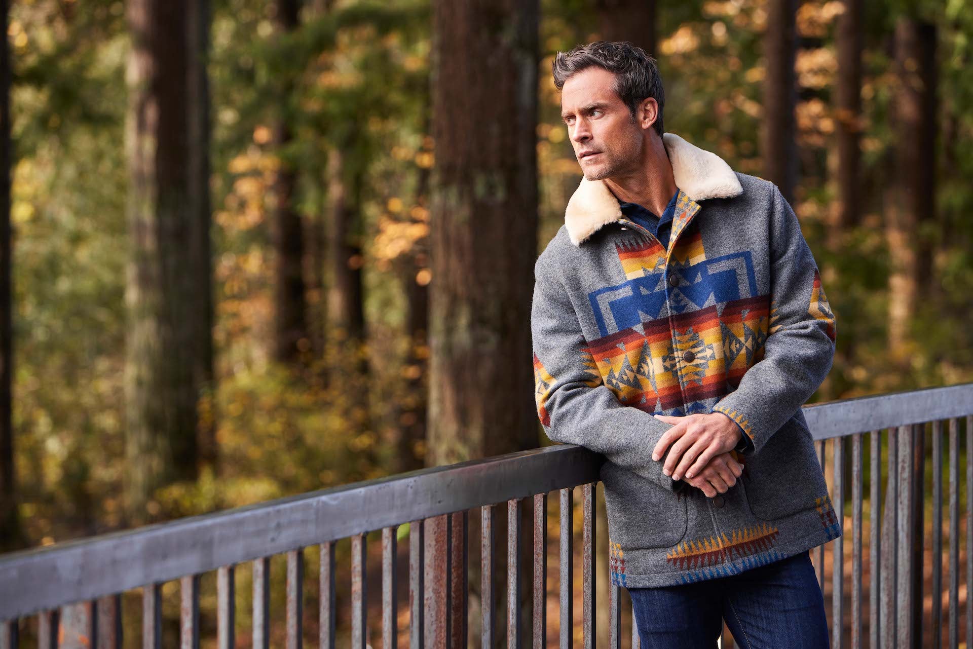 Brownsville Coat Chief Joseph Dark Grey