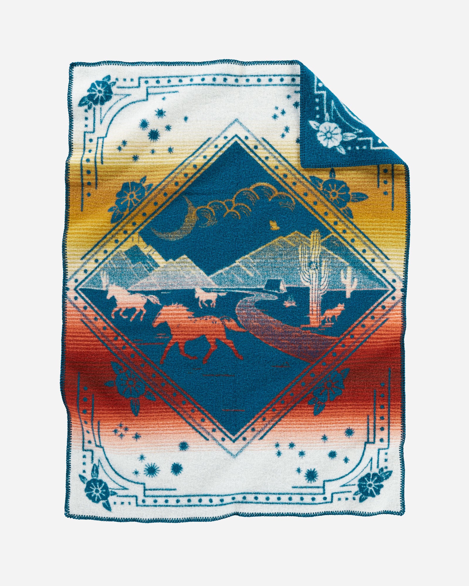 Jacquard Crib Blanket Wind Riders