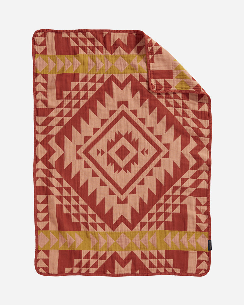 Smith Rock Clay Baby Blanket
