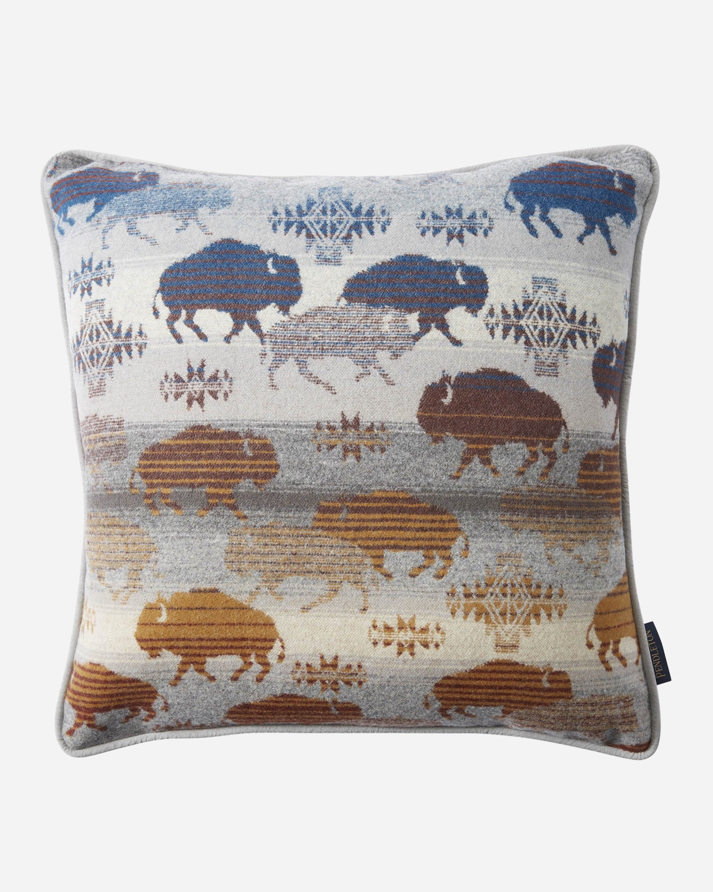 Jacquard Pillow Prairie Rush Hour Grey