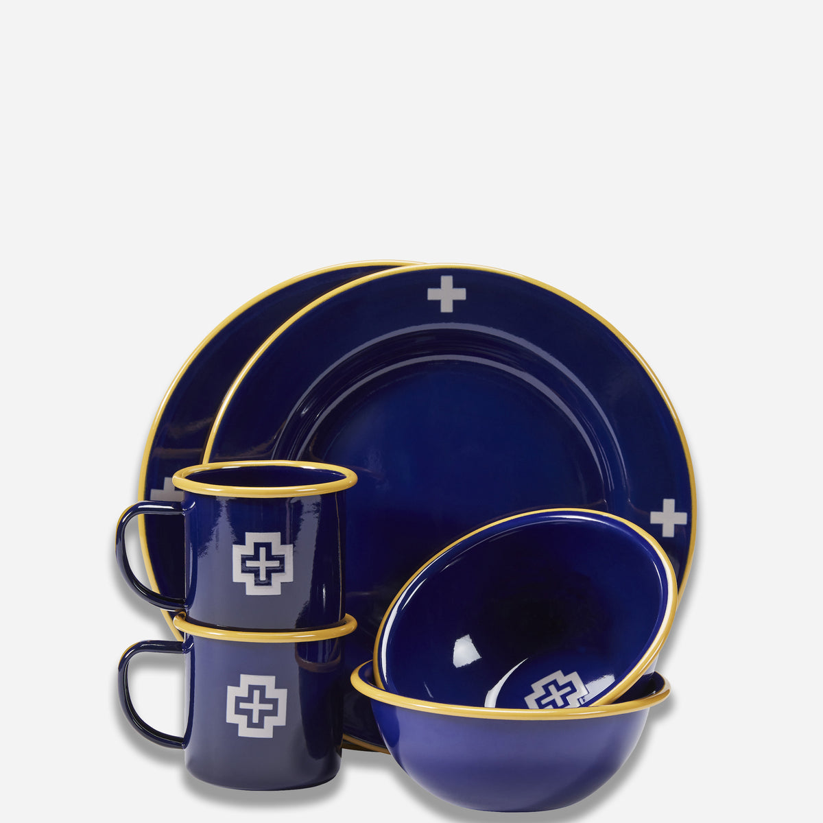 Pendleton Camp Enamelware Set Navy Cross