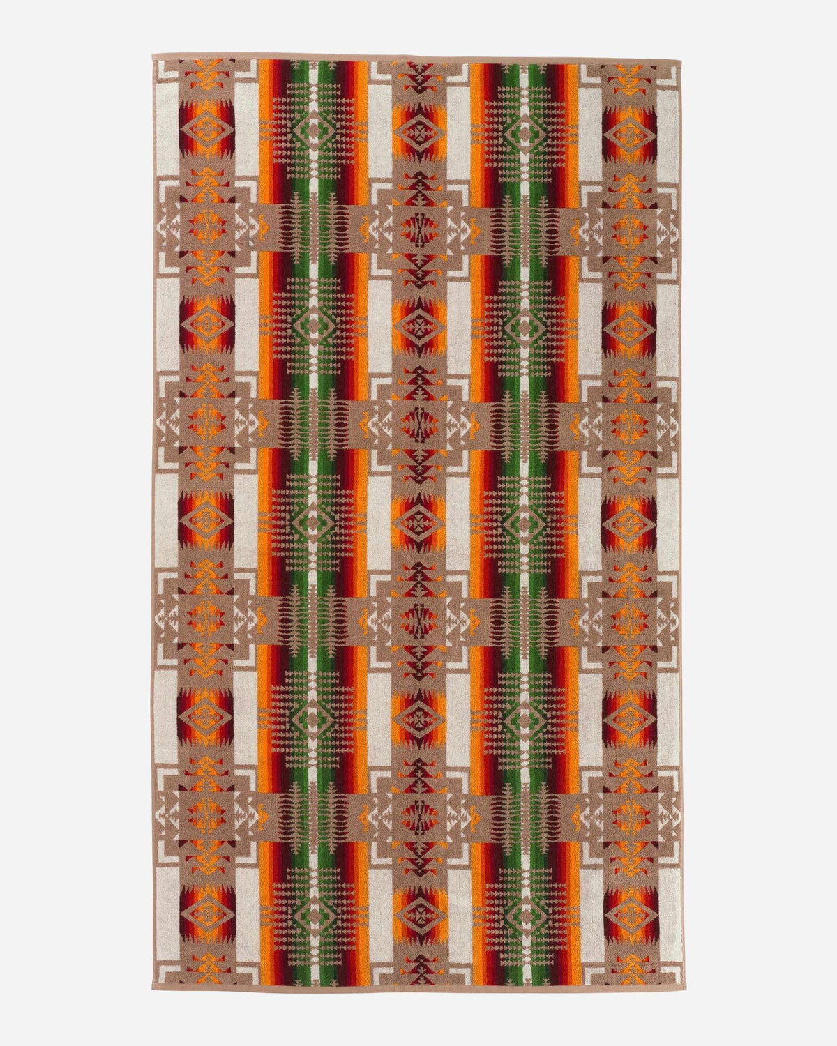Pendleton Beach Towel in Chief Joseph Khaki – view 2