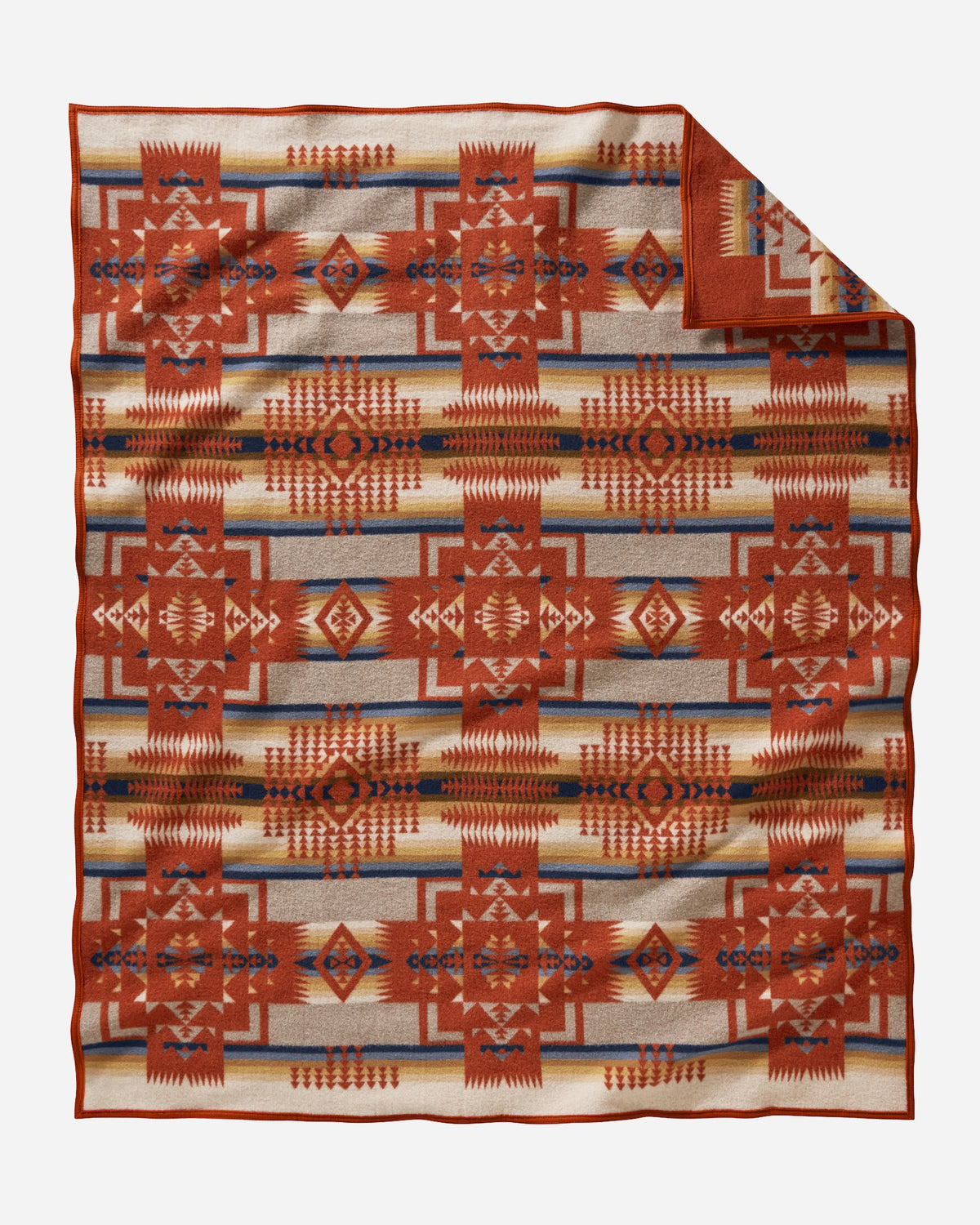 Pendleton Chief Joseph Wool Blanket in Chili – view 2