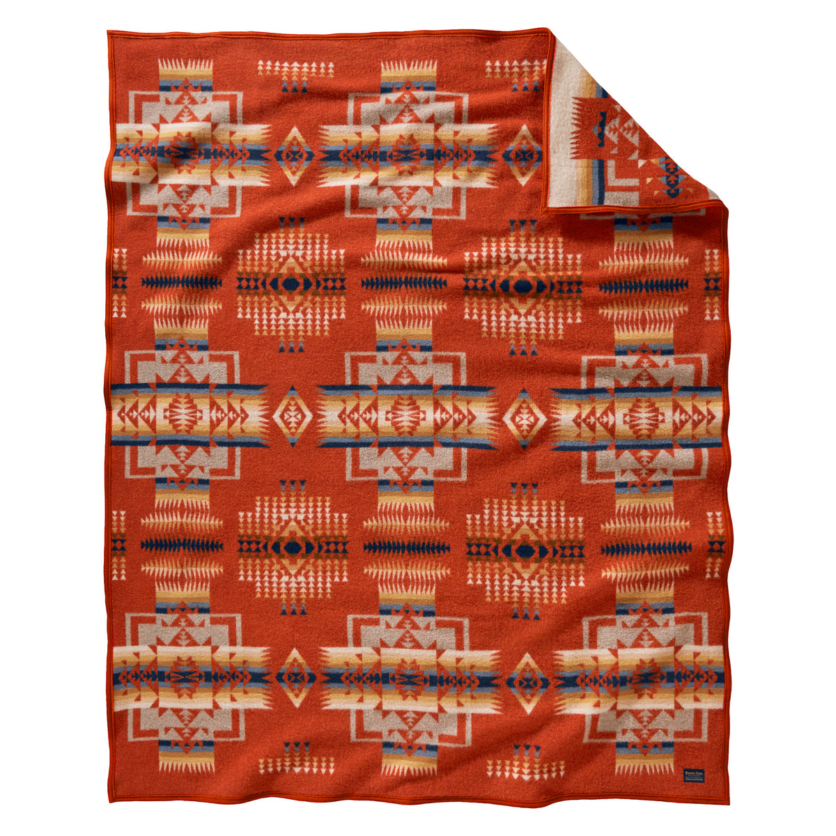 Pendleton Chief Joseph Wool Blanket in Chili – view 3