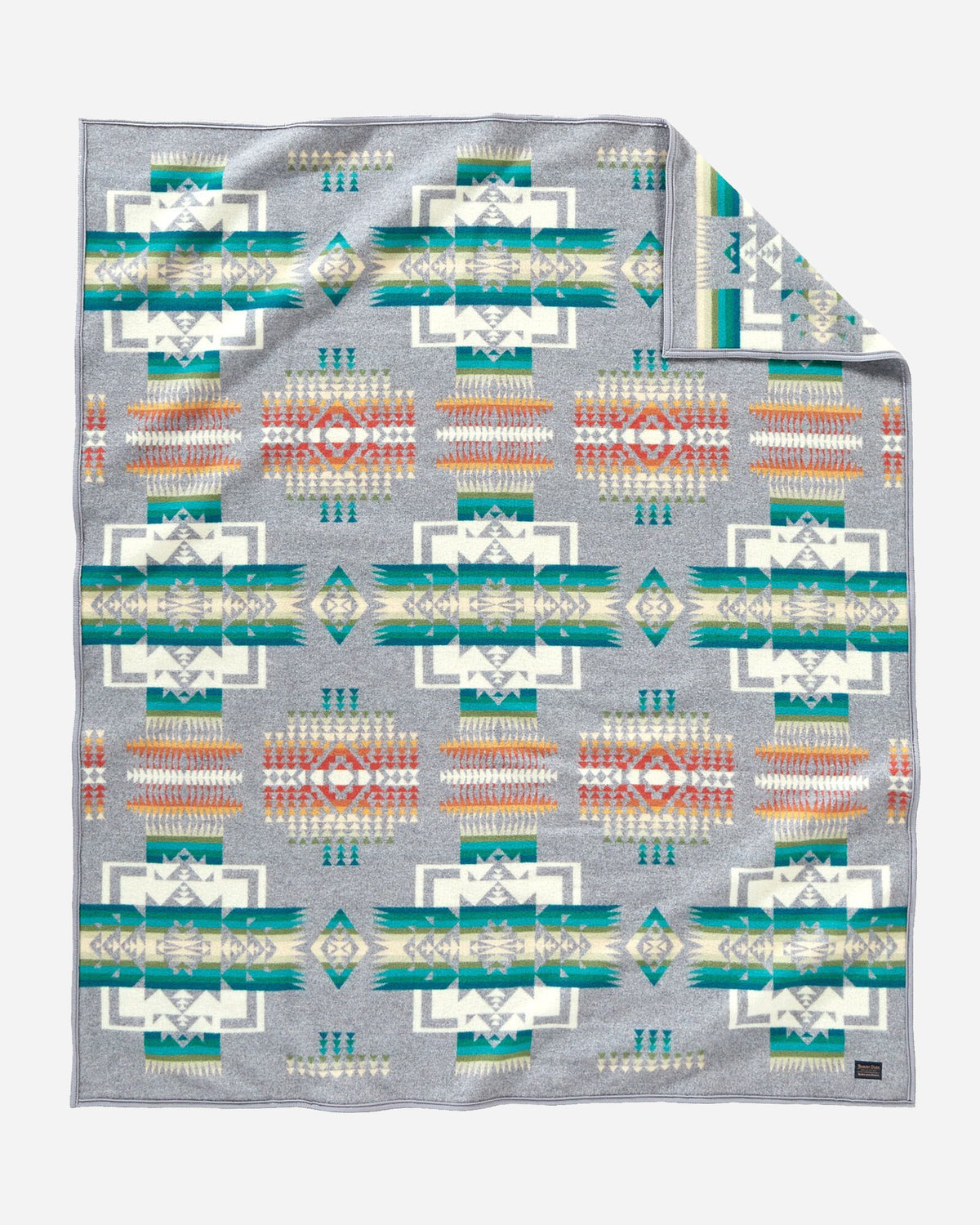 Pendleton Chief Joseph Wool Blanket in Grey
