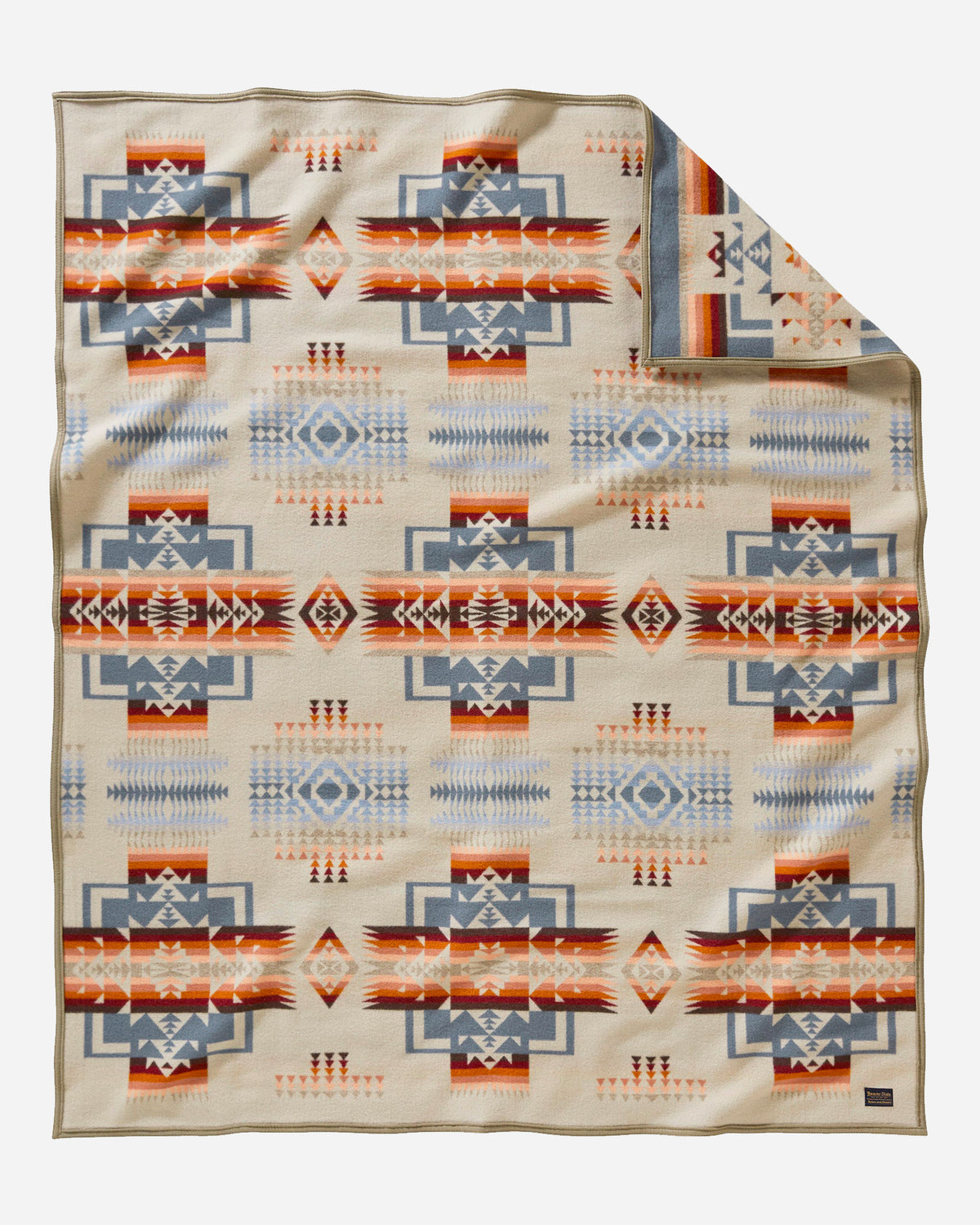 Pendleton Chief Joseph Wool Blanket in Rosewood – view 2