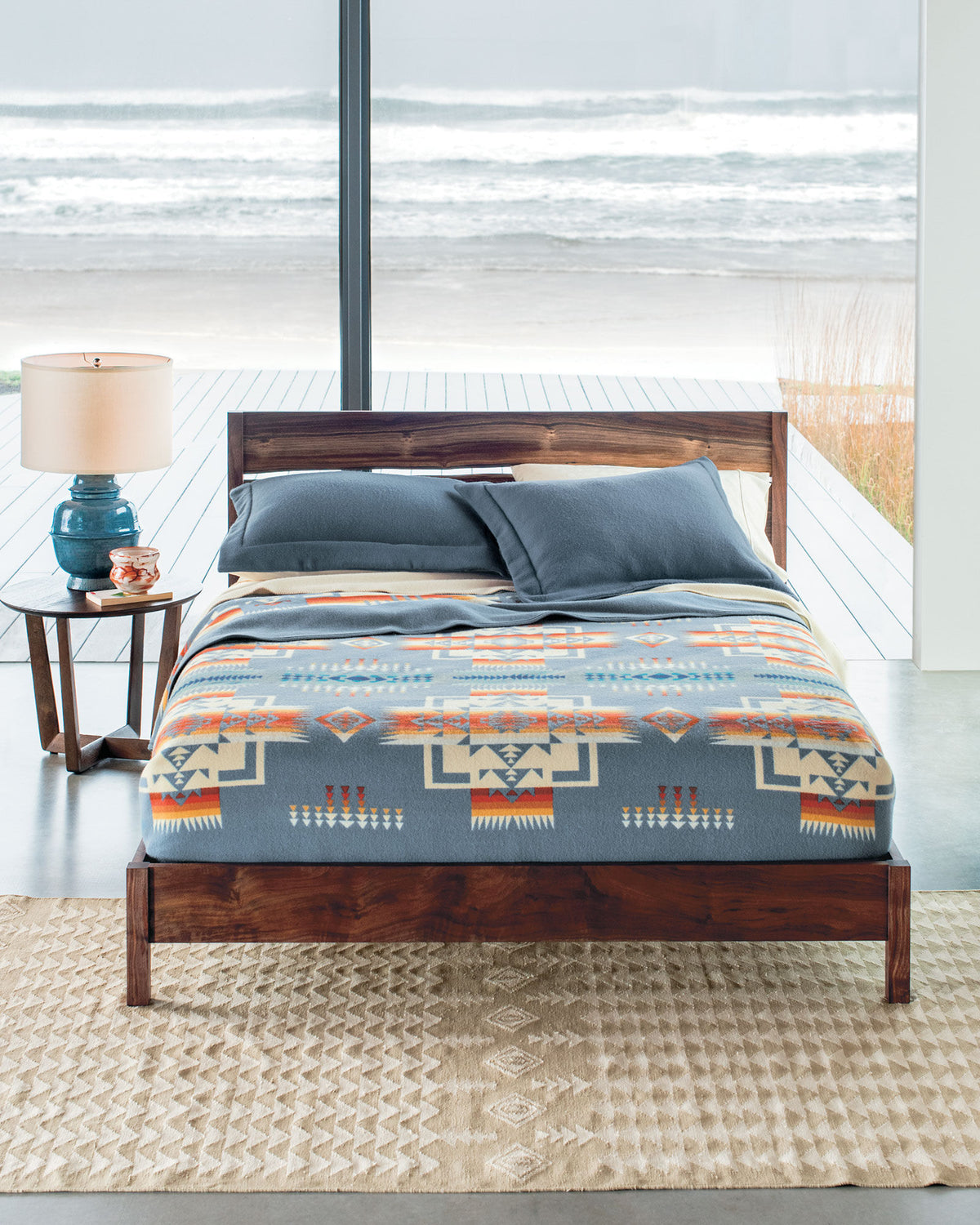 Pendleton Chief Joseph Wool Blanket in Slate – view 5