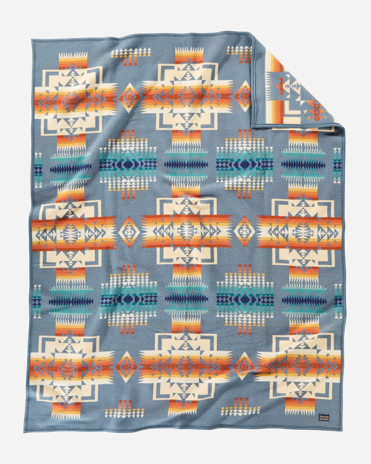 Pendleton Chief Joseph Wool Blanket in Slate