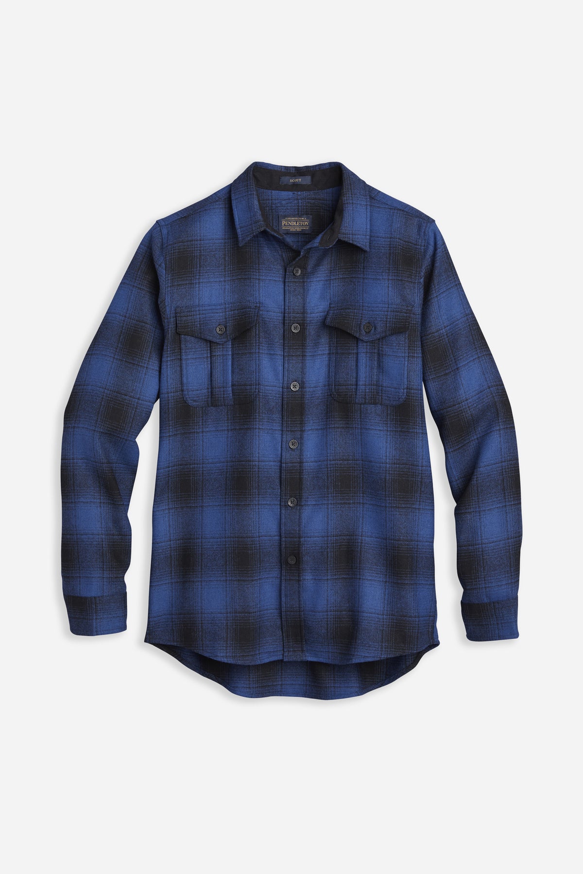 Pendleton Men's Scout Shirt in Blue/Black