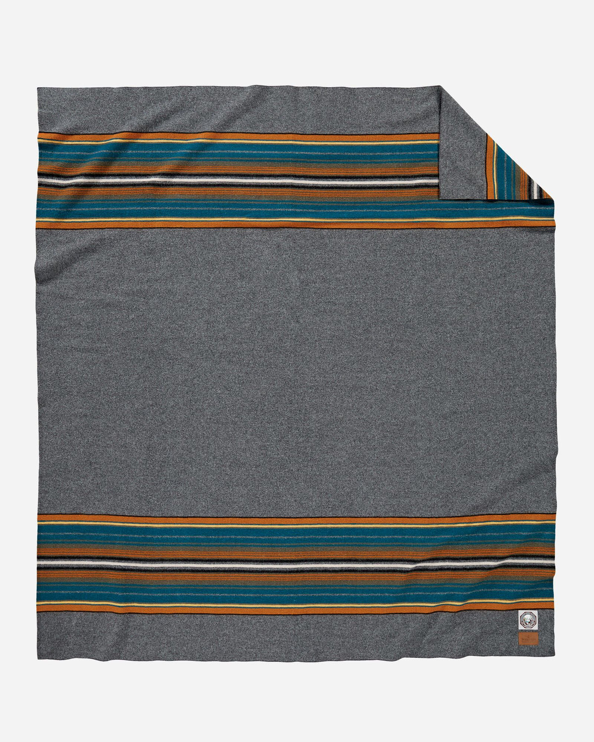 Pendleton National Park Wool Blanket in Olympic Grey – view 2
