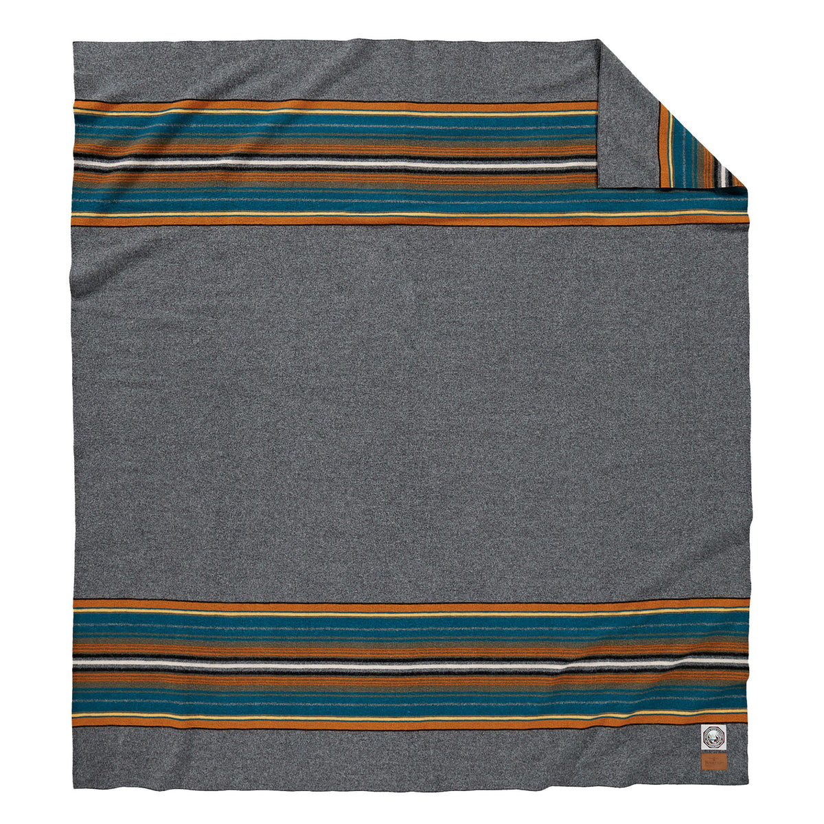 Pendleton National Park Wool Blanket in Olympic Grey – view 3