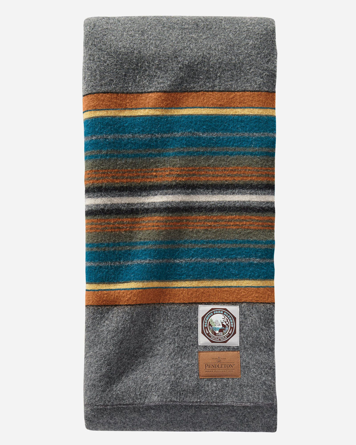 Pendleton National Park Wool Blanket in Olympic Grey