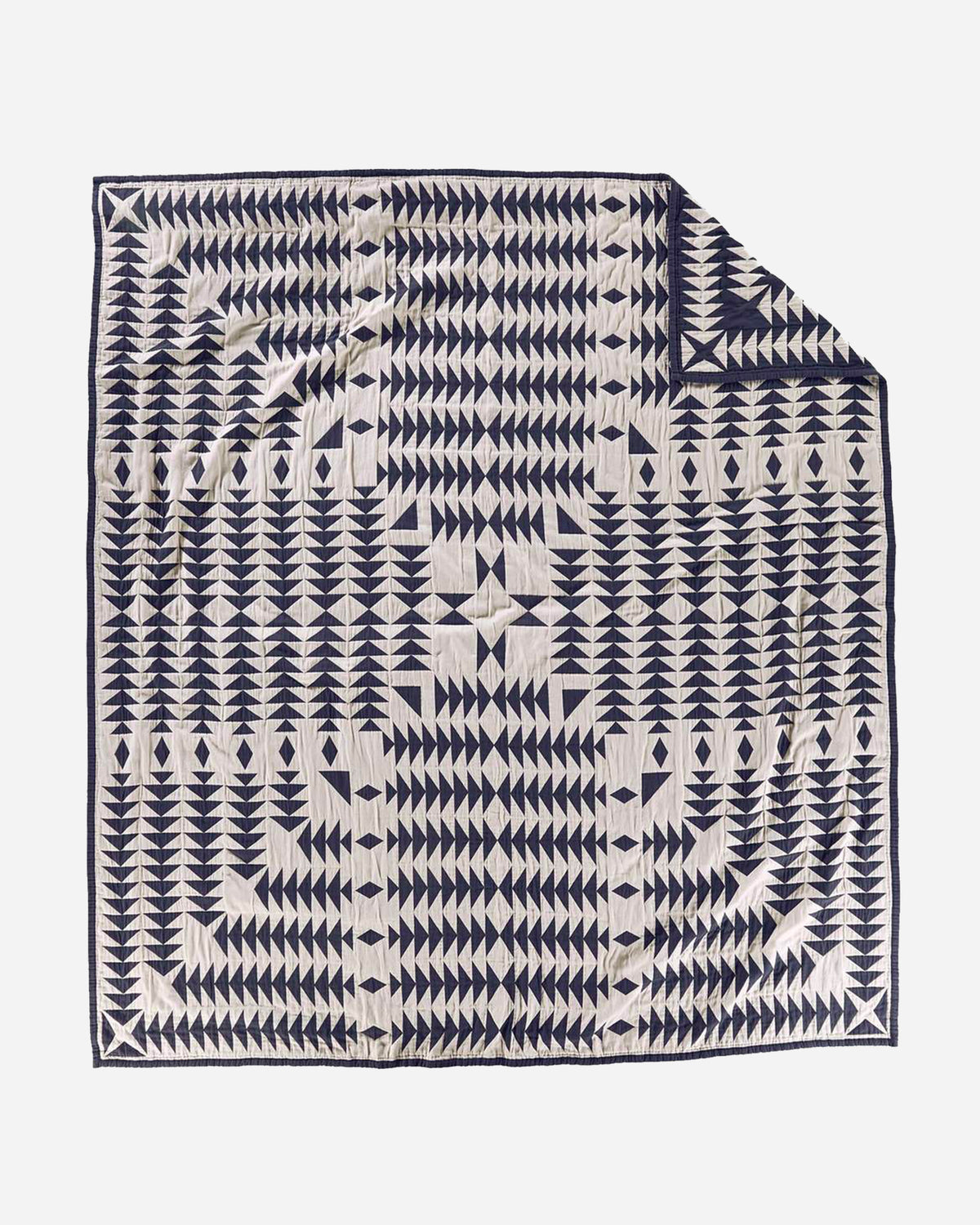 Pendleton Organic Cotton Matelasse in Midnight Nova – view 2