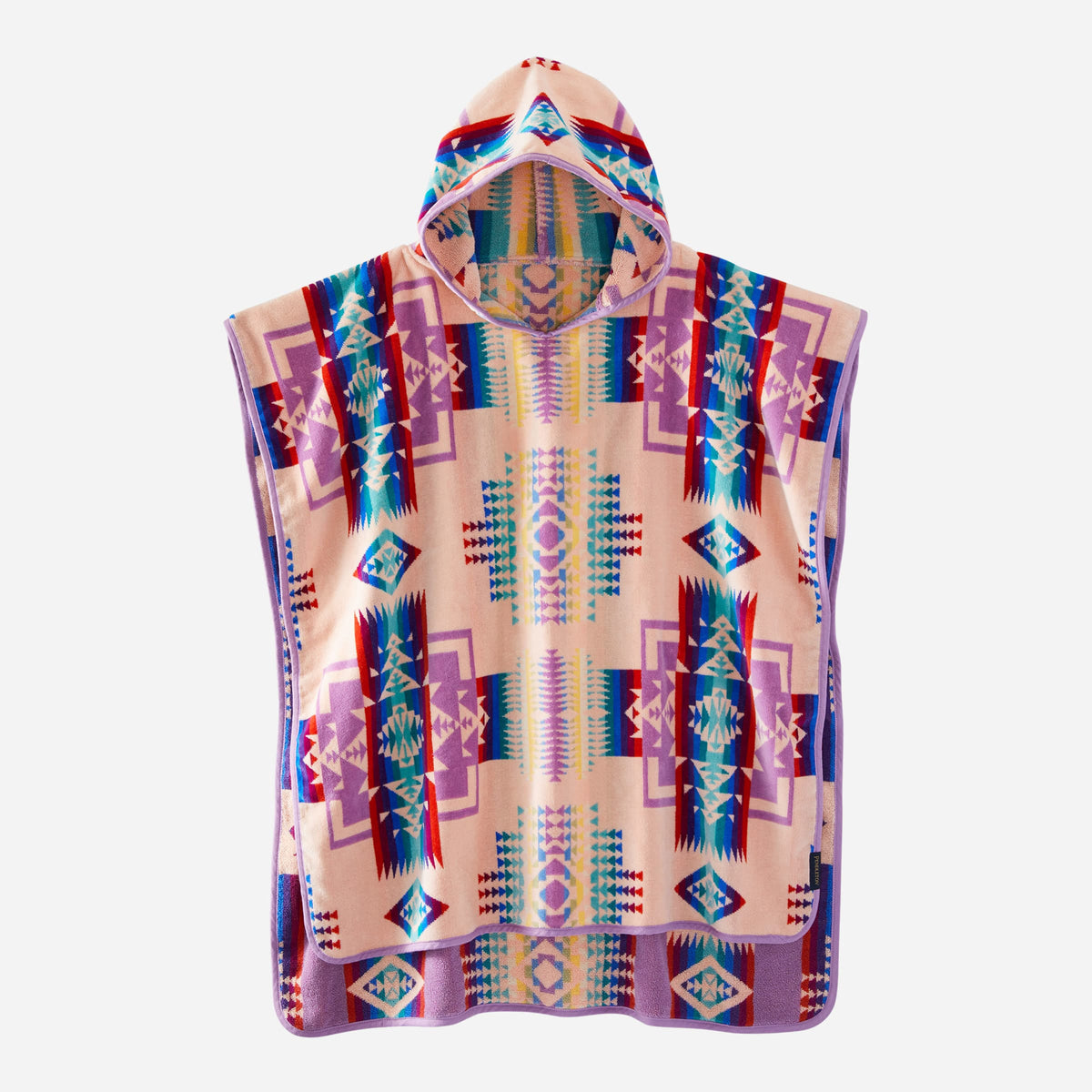 Pendleton Tween Hooded Towel in Chief Joseph Pink