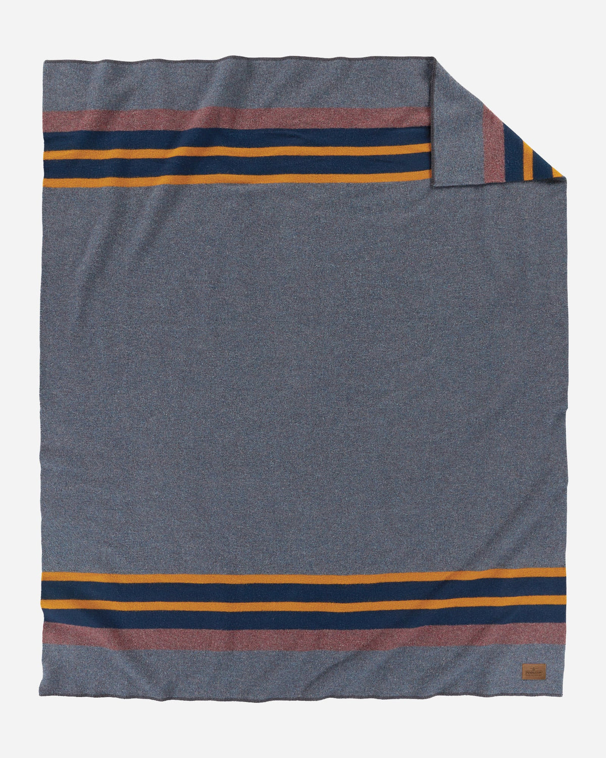 Pendleton Yakima Camp Wool Blanket in Lake – view 2